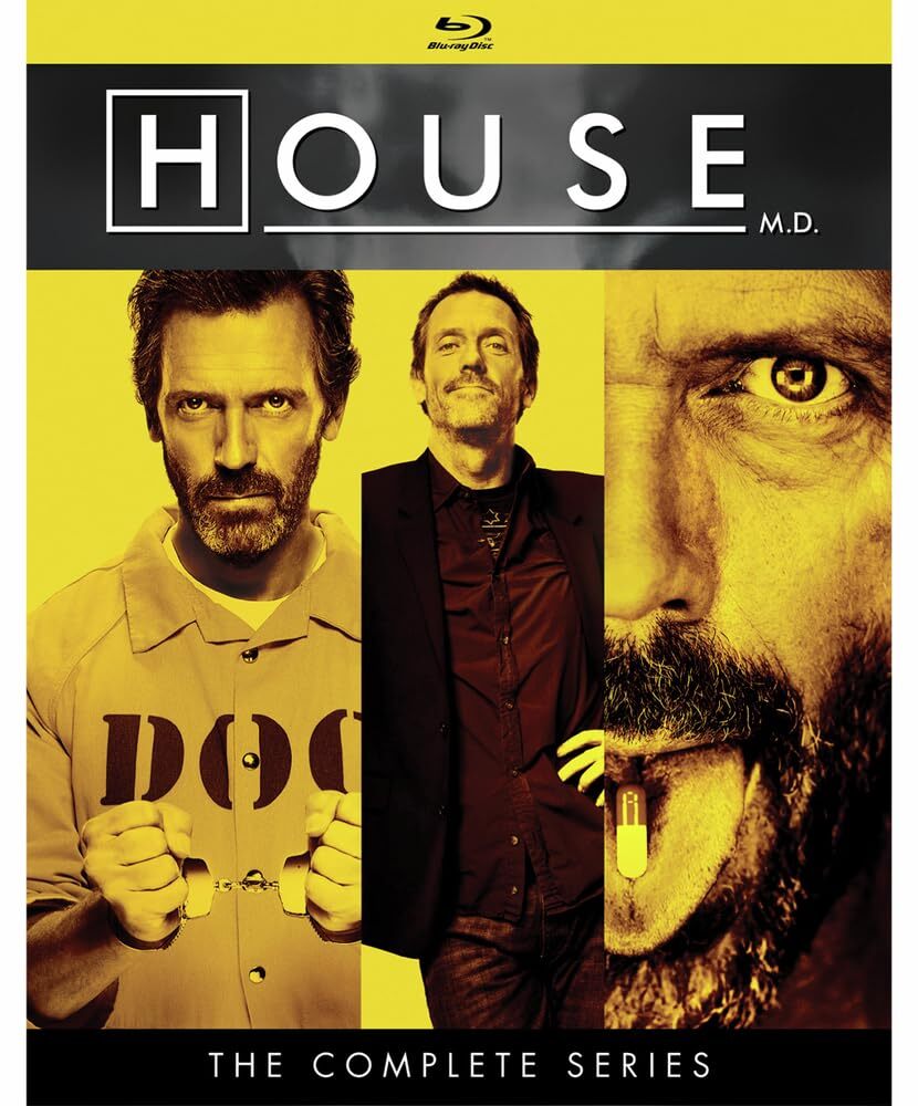 House: The Complete Series (Blu-ray) Hugh Laurie Lisa Edelstein