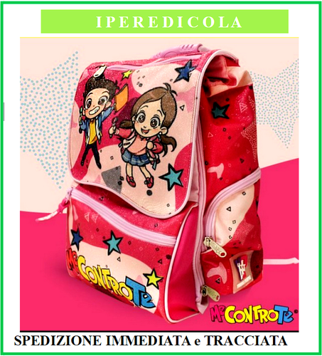 zaino cartella per la scuola me contro te cartoleria bambina elementare  zaini | eBay