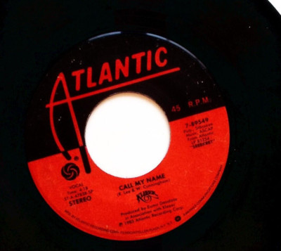 KLEEER   TAKE YOUR HEART AWAY/CALL MY NAME ATLANTIC RECORDS  VINYL 45 76-105