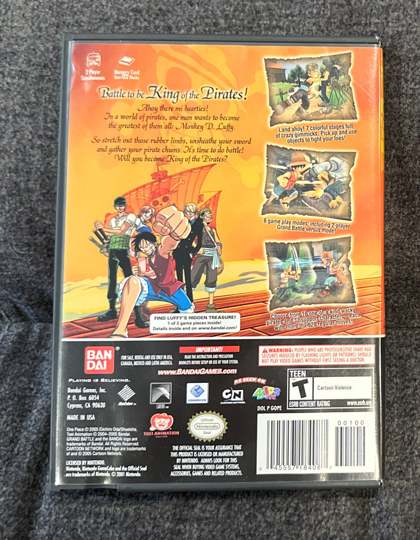 Shonen Jump's One Piece Grand Battle Nintendo GameCube ~ Complete