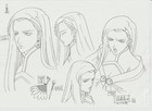 The Twelve Kingdoms Juuni Kokki Original Model Sheet Print Copy Pierrot - Kourin — photo 2