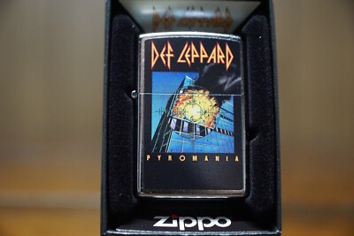DEF LEPPARD PYROMANIA ZIPPO LIGHTER MINT IN BOX