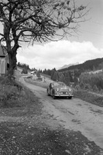 Les Leston Stuart Turner Triumph Tr3 Rally Car 1960 Motor Racing Old Photo