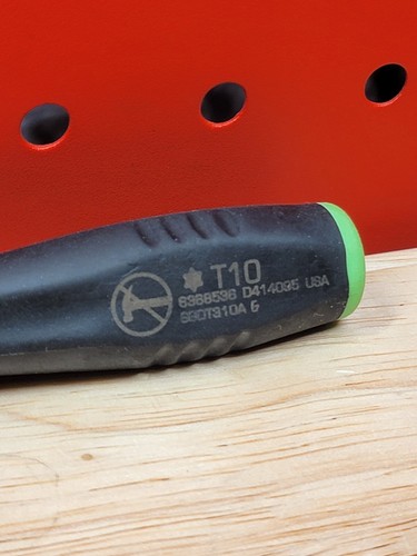 Snap-on Tools SGDT310A T10 Mini Torx Star Driver With Green Handle USA - Picture 12 of 24