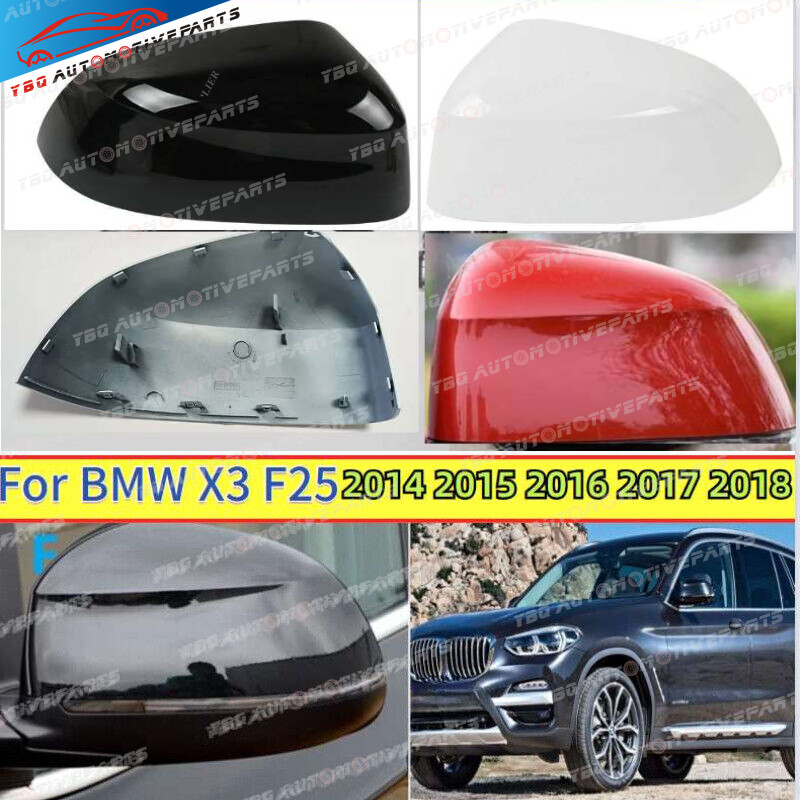 Painted for BMW X3 F25 2014 - 2017 View Mirror Cap Wing Side