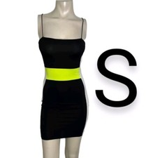 🆕Color Block Double Lined Cami Stretchy Bodycon Mini Dress~Size S