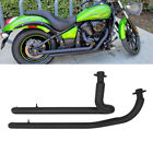 For Kawasaki Vulcans 900 Vn900 S900 Exhaust System With Removable Muffler Black (For: Kawasaki Vulcan 900)
