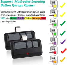 2 Garage Door Remotes for Liftmaster 893LM 953EV-P2 G953EV-P2 891LM 893Max 373LM