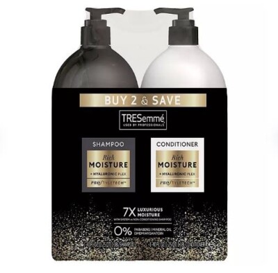TRESemmé Moisture Rich Shampoo & Conditioner Value Pack (40 fl. oz
