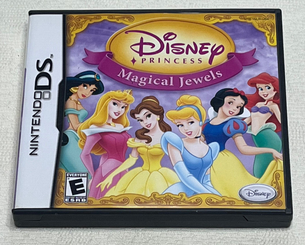 DISNEY PRINCESS : Magical Jewels - Nintendo DS Game Cartridge + Manual & Case