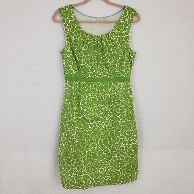 Boden Floral Shift Dress Green Floral Dress Bridal Shower Dress size 8 |  eBay