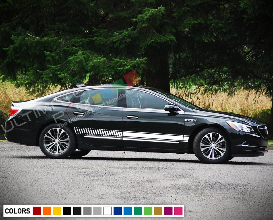Decal sticker Stripe kit For Buick Lacrosse Graphics door bumper arm racing 2018 - Image 3 of 4