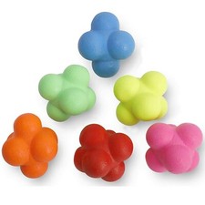 Yaegoo 6 PCS Reaction Balls Rubber Reaction Bounce Balls for Hand-Eye Coordin...