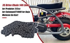 35 Drive Chain 140 Links For Predator 212cc Coleman CT100U Baja Motovox Go Kart