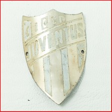 CICLO JUVENTUS HEAD TUBE METAL BADGE VINTAGE SPORT ROAD RACING BIKE BICYCLE OLD