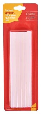 AMTECH 10 pz set stick pistola colla elettrica 11 mm x 200 mm adesivo fusione rapida