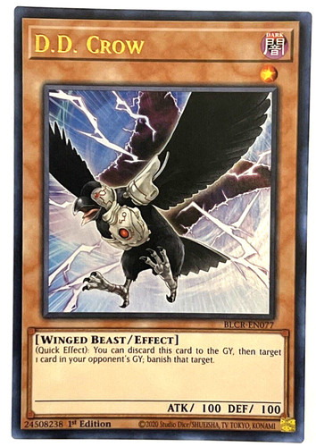 遊戯王 D.D.クロウ 英語 レリーフ アルティメット 1st 傷ありSTON D.D. Crow Ultimate Rare 1st Ed NM | eBay