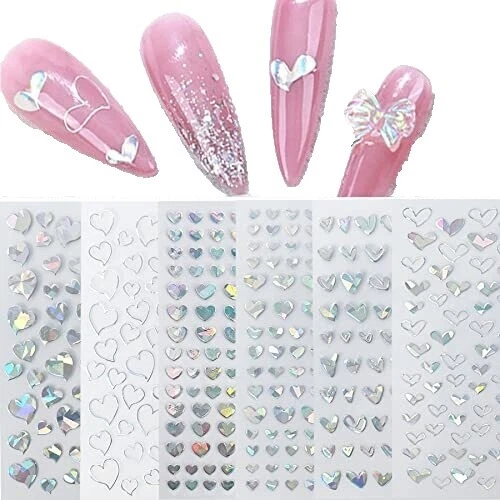 Herramientas para Arte de Uñas de Acrílico de Corazón