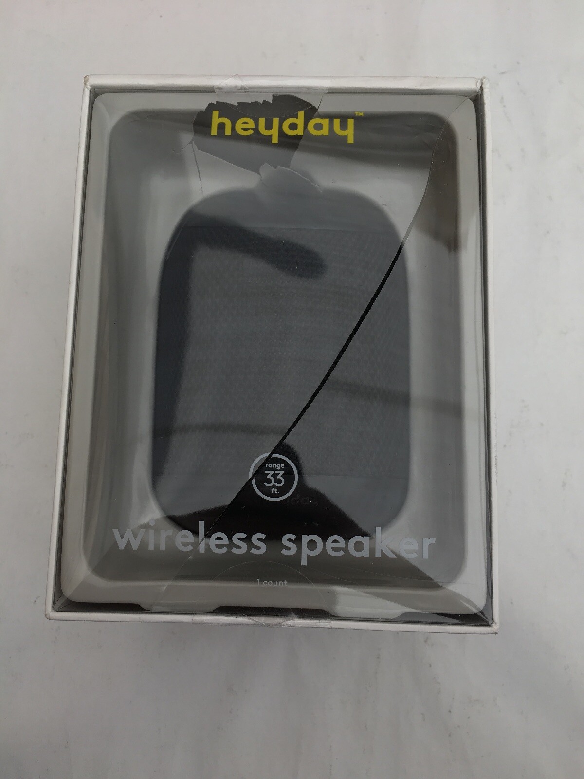heyday cylinder portable bluetooth speaker