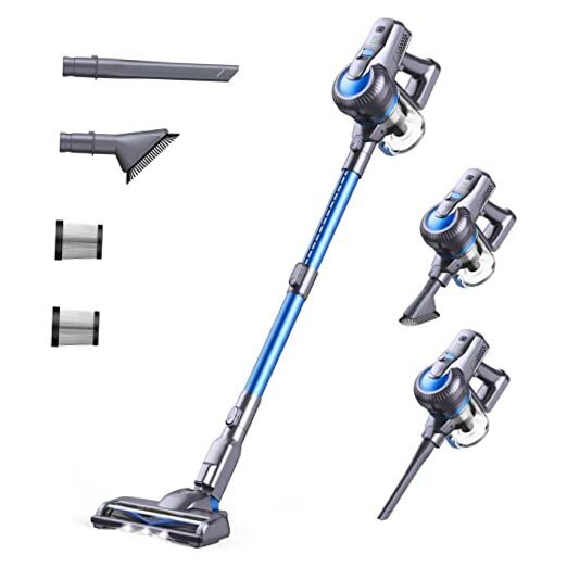 Cordless Vacuum Cleaner 23KPA, 30 Minutes Run Time, Lightweight Stick Vacuum