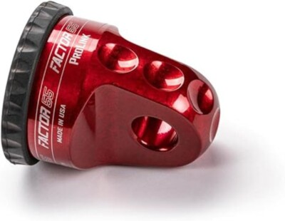 FACTOR 55 0001501 Shackle Mount, Red, Rated for up to 16,000 LB Winch 0.68kg