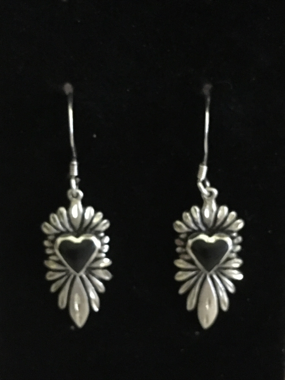 Silver Cloud Native American Signed Sterling Blac… - image 1