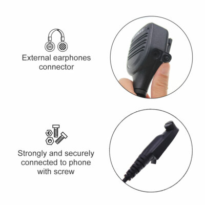 Inrico Earpiece Microphone For T320 T620 T640A S200 & S100 - Foto 5