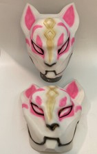 One Pair Of Fortnite Game Fox Drift Mask Latex Costume Cosplay Party Halloween