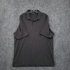Travis Mathew Polo Shirt Mens XL Gray Collared Short Sleeves Golf Performance