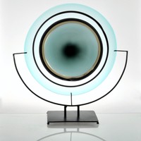Viz Glass Coral Plate on sale Viz Glass Coral Plate on sale