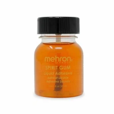MEHRON SPIRIT GUM ADHESIVE GLUE CREPE HAIR WIG PROSTHETIC NOSES BALD CAPS MAKEUP