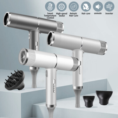 Professional Hair Dryer with Diffuser Negative Ionic Blow Dryer for Curly Hair