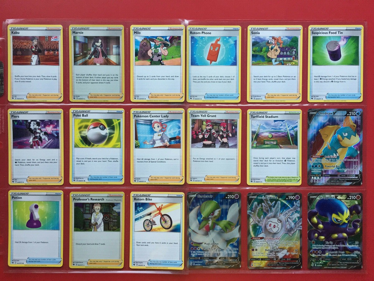 POKEMON CHAMPION'S PATH x73 COMPLETE BASE CARD SET - 1/73 thru 73/73 -  NM/MINT | eBay