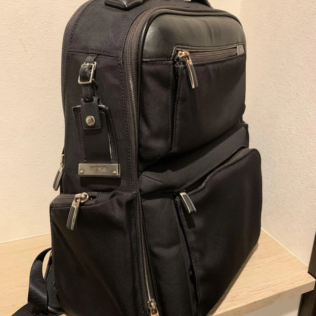 Tumi Arrive Bradley Backpack Mens Black 255012D2 Quick Access
