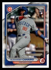 Alexander Canario 2024 Bowman #21 Chicago Cubs ROOKIE RC *025