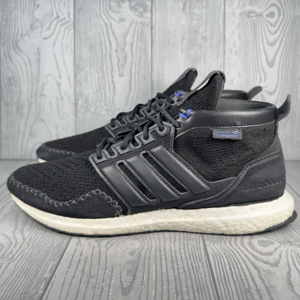 Adidas UltraBoost rLEA Lab Black Sonic Ink FZ3985 Sneakers Shoes Men’s Size 11.5 - Image 4 of 4