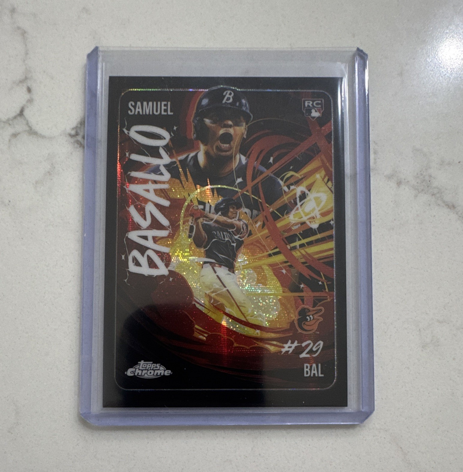Topps 2026 Chrome Ultra Violet All Stars UV-14 Samuel Basallo RC Orioles