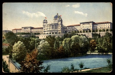 Postcard Swiss Federal Palace, Bern, CH