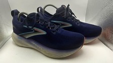 Brooks Mesh Men's Athletic Running Sneaker Navy Low Top Lace Up No insoles