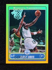 2006-07 Topps Chrome Gold Refractor 6/25 Ricky Davis #48 e1e
