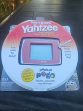 NEW 2009 YAHTZEE Touch Screen Pocket Pogo Handheld Game Sealed Hasbro