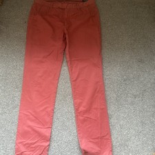 Ralph Lauren Red Straight Fit Chinos 34x34 Excellent Used Condition 100 Cotton