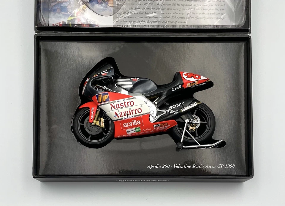 Minichamps 1/12 Valentino Rossi Aprilia 250ccm Assen GP 1998  122980046 - Image 2 of 4