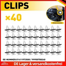 40x T�rverkleidung Clips 51411973500 f�r BMW E36 E46 E34 E39 E38 E53 E70 E X5 Z3