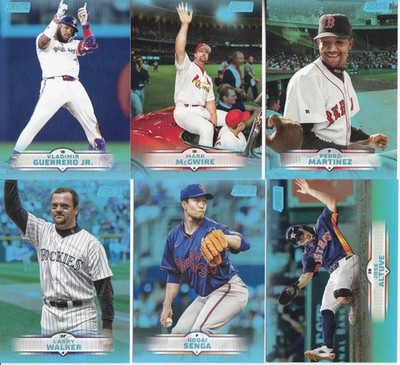 14 Card lot 2025 Stadium club 6 Lt. Blue & 8 Pink Variations