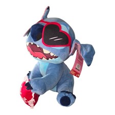 21" NWT Gemmy Disney Lilo  Stitch Be Mine Valentine's Day Plush Moldable Ears