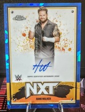 2025 Topps Chrome Sapphire WWE NXT Autographs Hank Walker #NXT-HWK