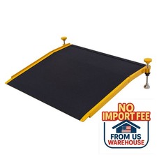 26" L Silver Spring Aluminum Adjustable Solid Threshold Ramp