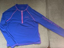 Vineyard Vines Long Sleeve Swim Shirt UPF Sun Girls Size Large