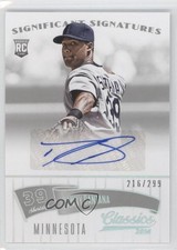 2014 Panini Classics Significant Signatures Silver /299 Danny Santana Auto a0s